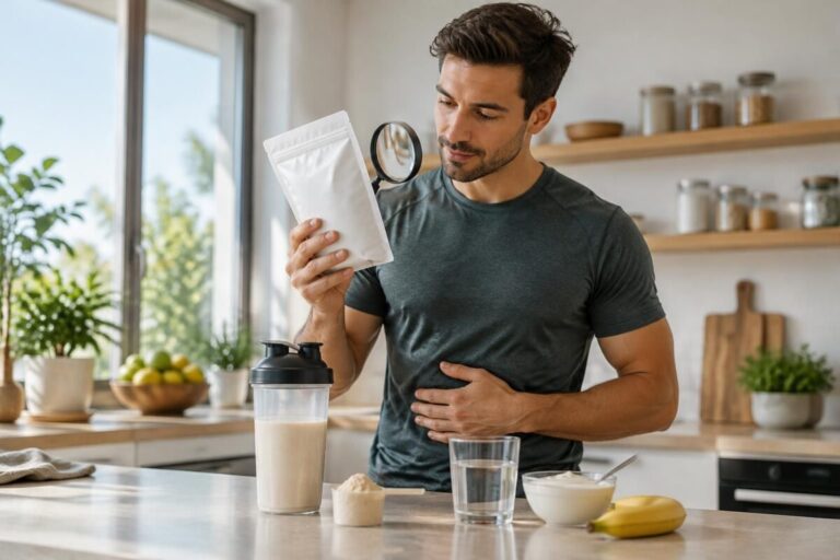 whey et digestion difficile ? découvrez les premiers points à vérifier : composition, lactose, dosage et moment de consommation.